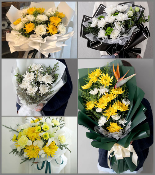 安徽淮南市潘集区平圩镇龚集村白事花束代送